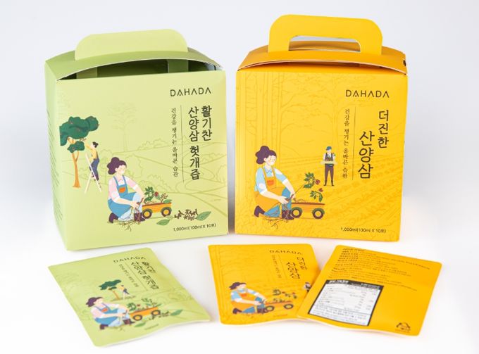 2024년 포장디자인 개발지원 사례(함양 산양삼)