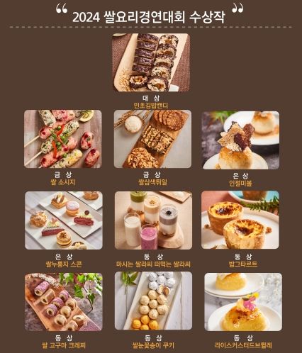이천시, 2024쌀요리경연대회 대상에‘민초김밥캔디’