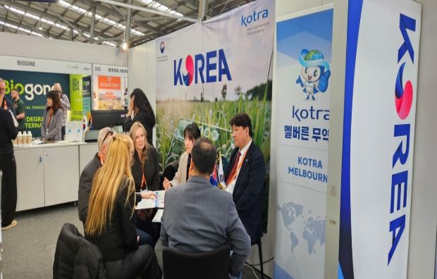 FutureAG Expo 한국관에서 국내 스마트팜 기업과 호주 농업바이어간 수출상담 진행